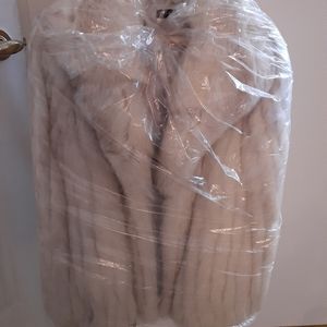 Vintage Blue fox coat